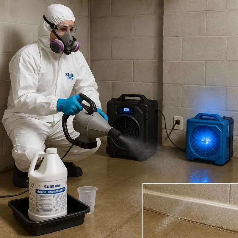 Sanitization and Odor Removal process in Grandview, MO